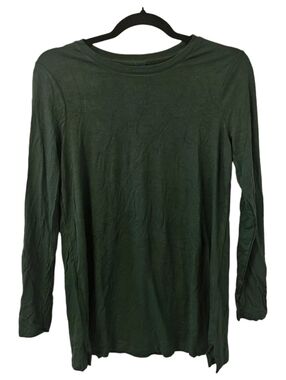 Green Old Navy Women's Luxe Long-Sleeve Crew-Neck Tunic Top